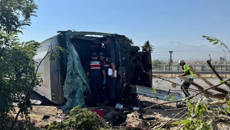 Kayseri’de Yolcu Otobüsü Devrildi: Ölü ve Yaralılar Var
